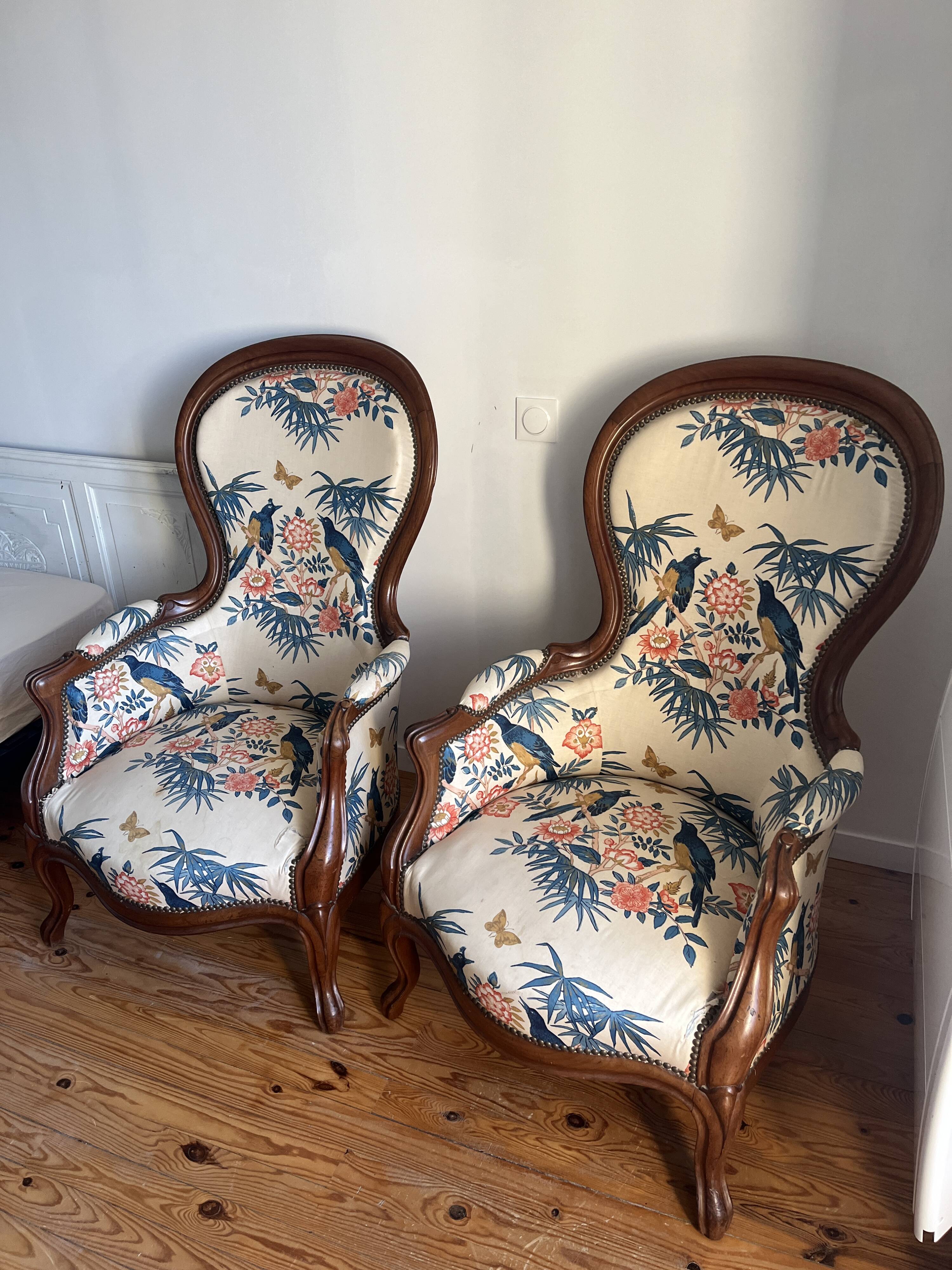 Voltaire armchairs