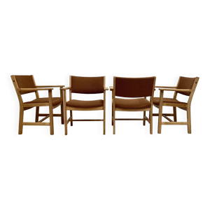 SUITE DE 4 fauteuils