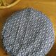 Pouf tabouret rotin osier housse