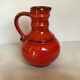 Vase pitcher jug ceramic red style w Germany