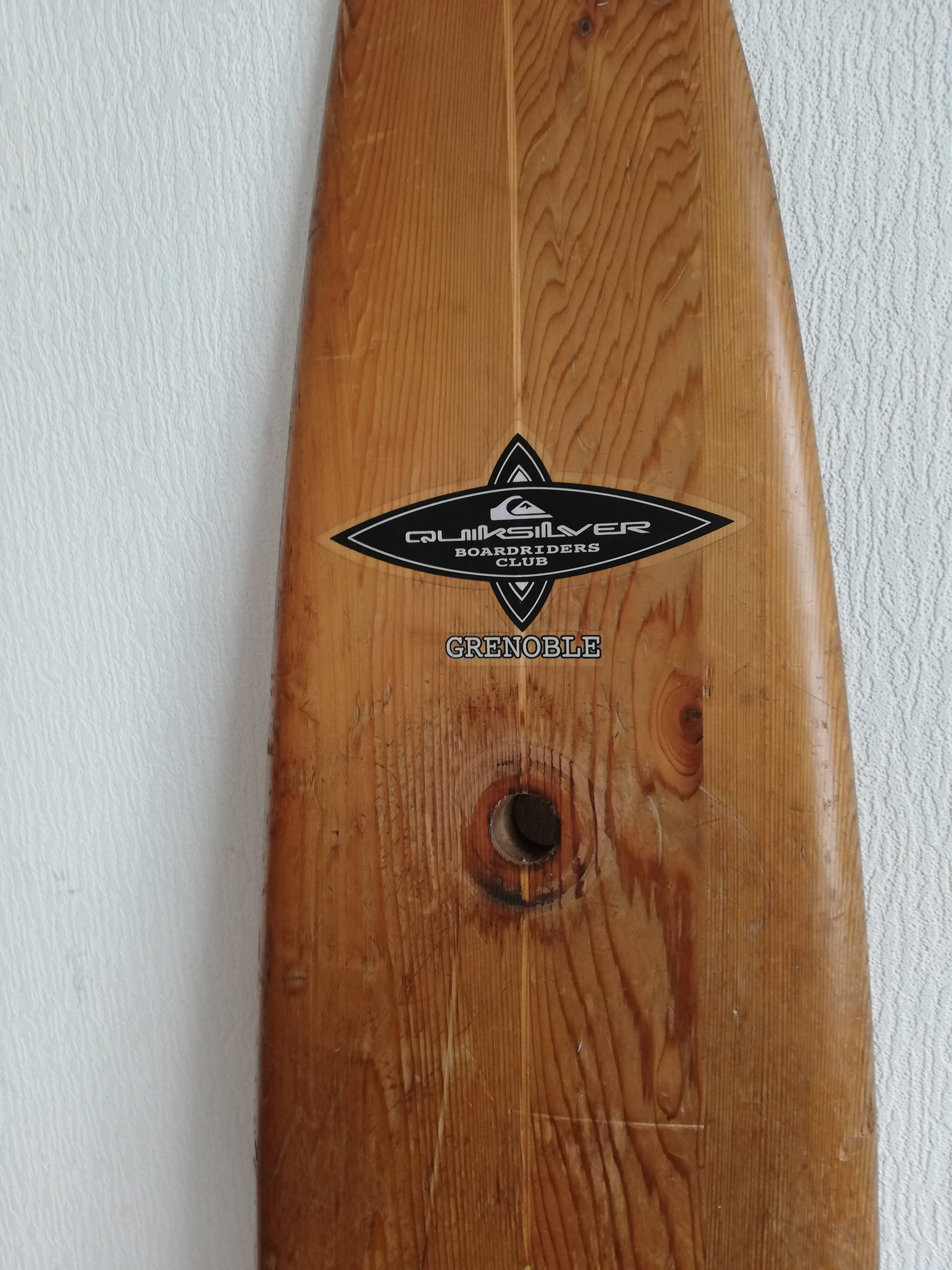 Former wooden surfboard 80