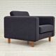 1970s, Danish design by H.J. Wegner, reupholstered armchair, model GE300.