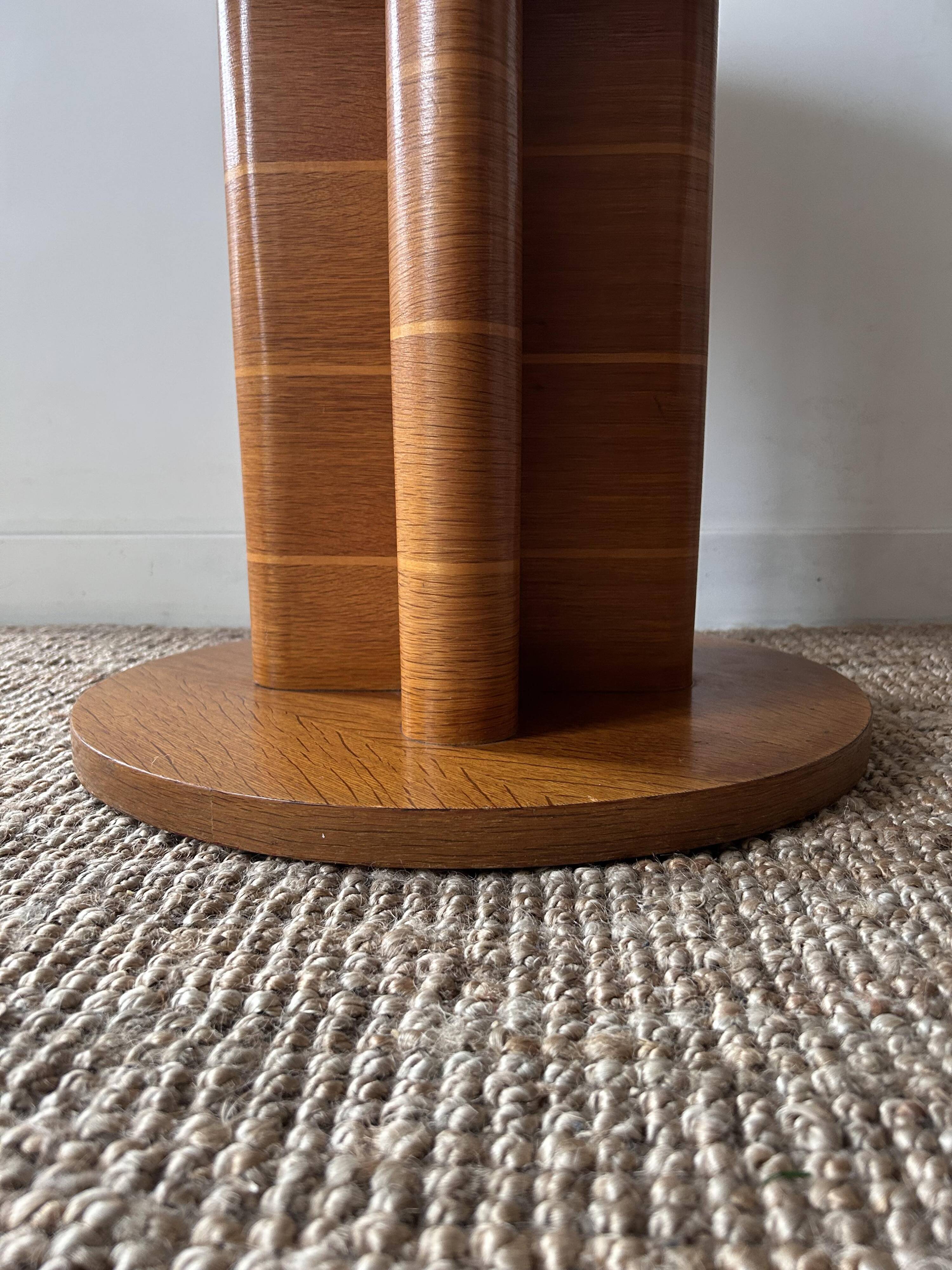 Vintage marquetry coffee table, France 1950s