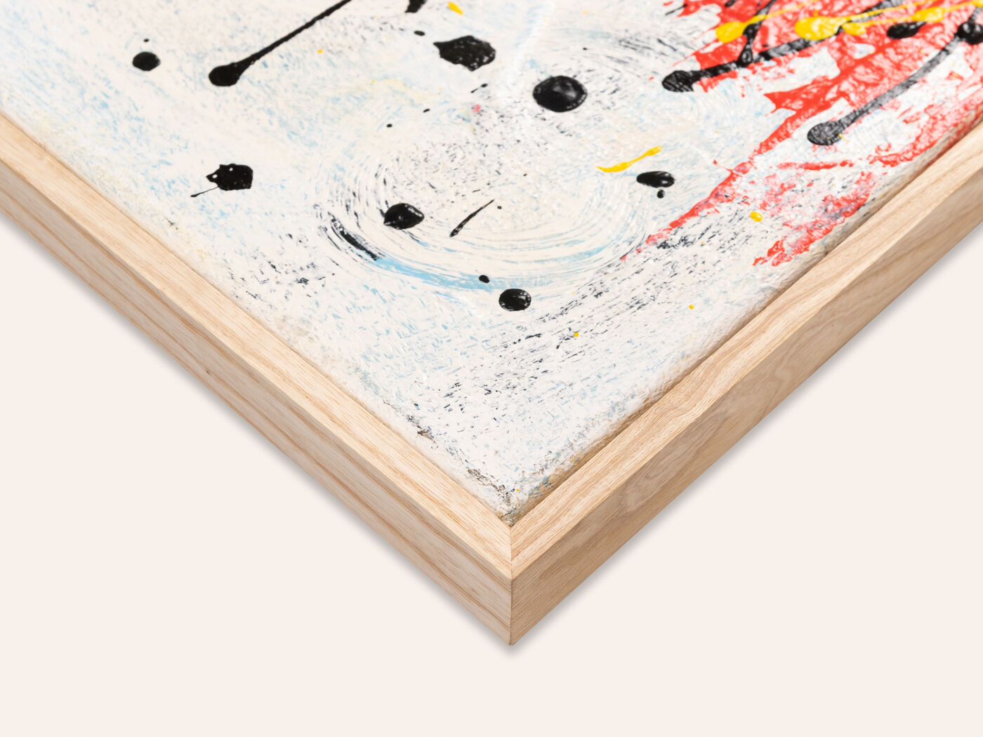 Abstract Composition I, Oil/Acrylic on Canvas, 82 x 103 cm