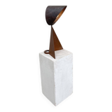 Lampe en acier corten Eric Dartois