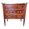 Restored Louis XVI style mahogany chest of drawers