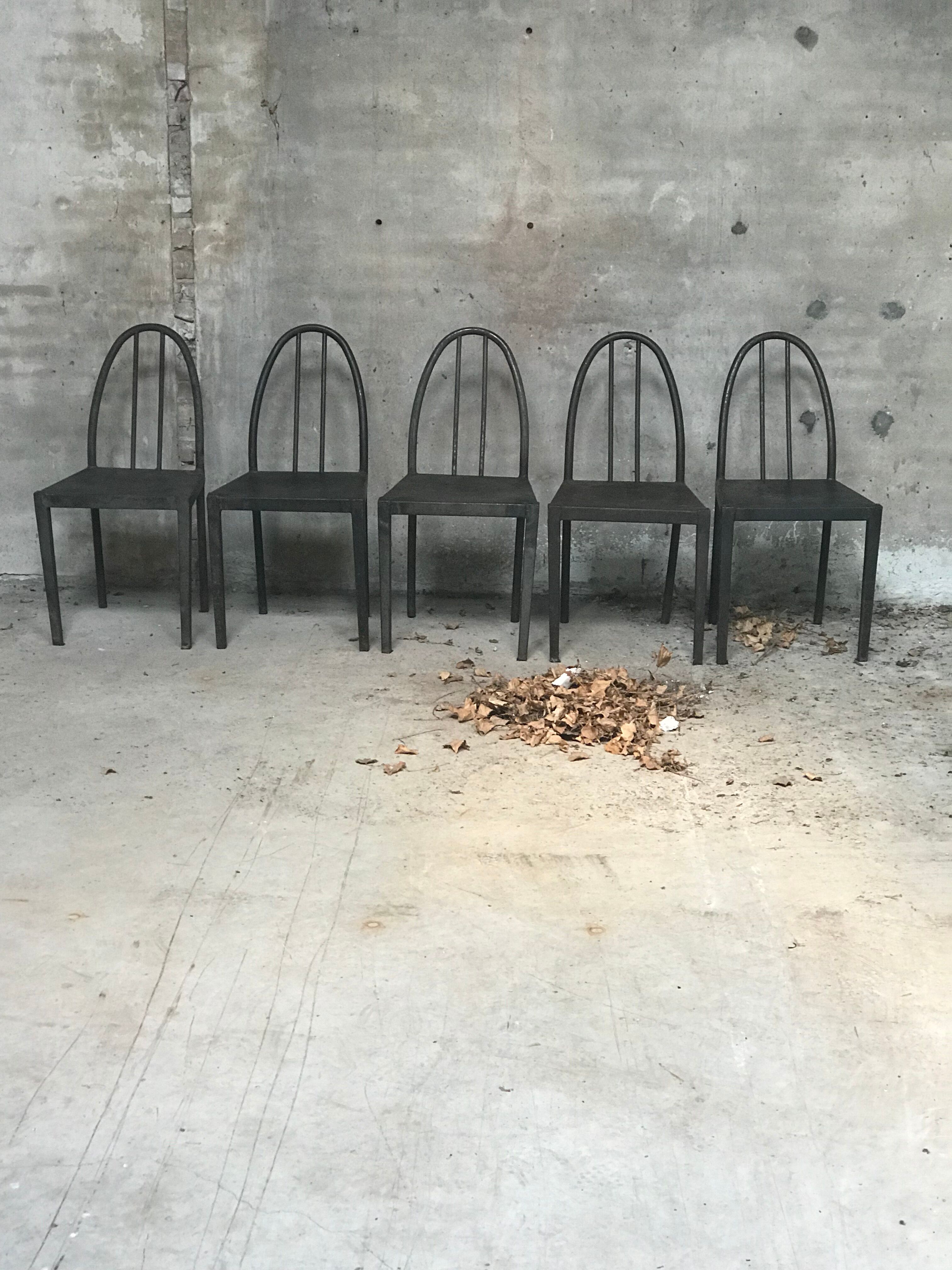 5 chairs, Potez, Bauhaus, France