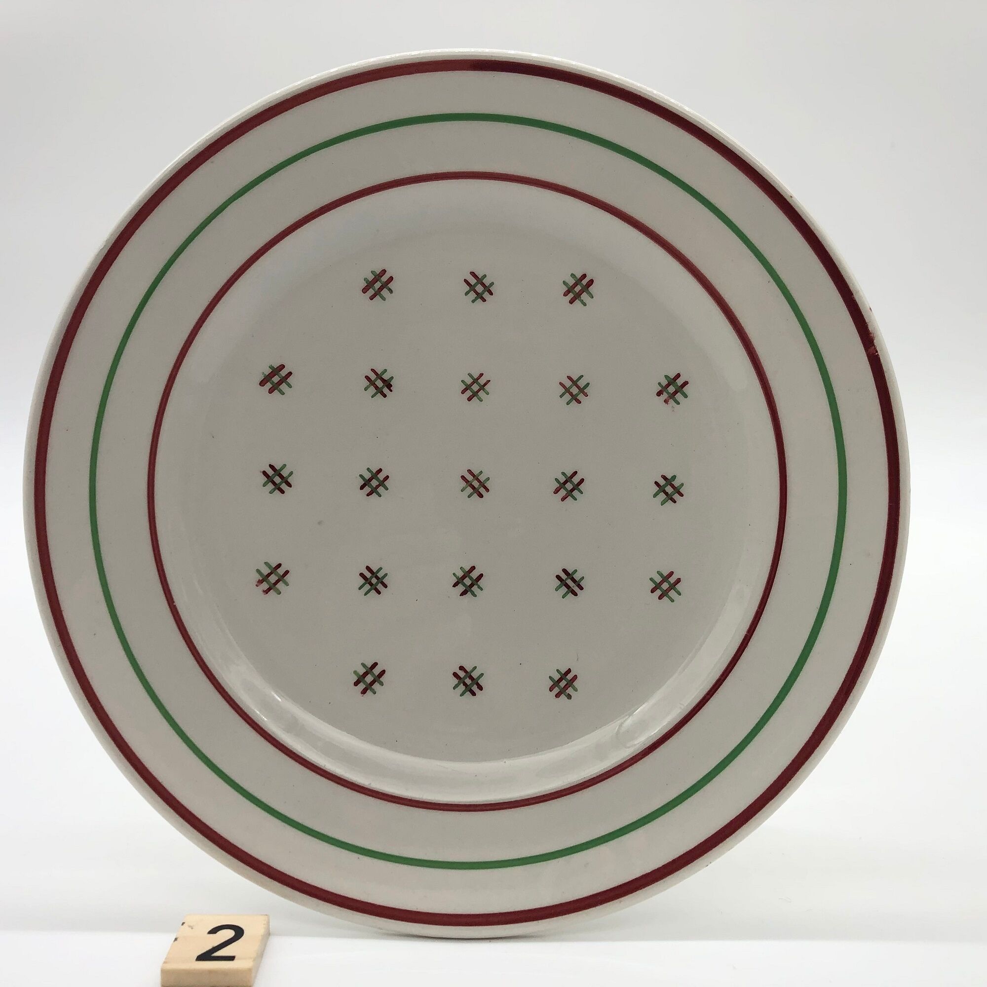 6 Dessert plates "K.G Lunévilles"