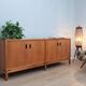 Vintage oak sidebaord Italy 1960s