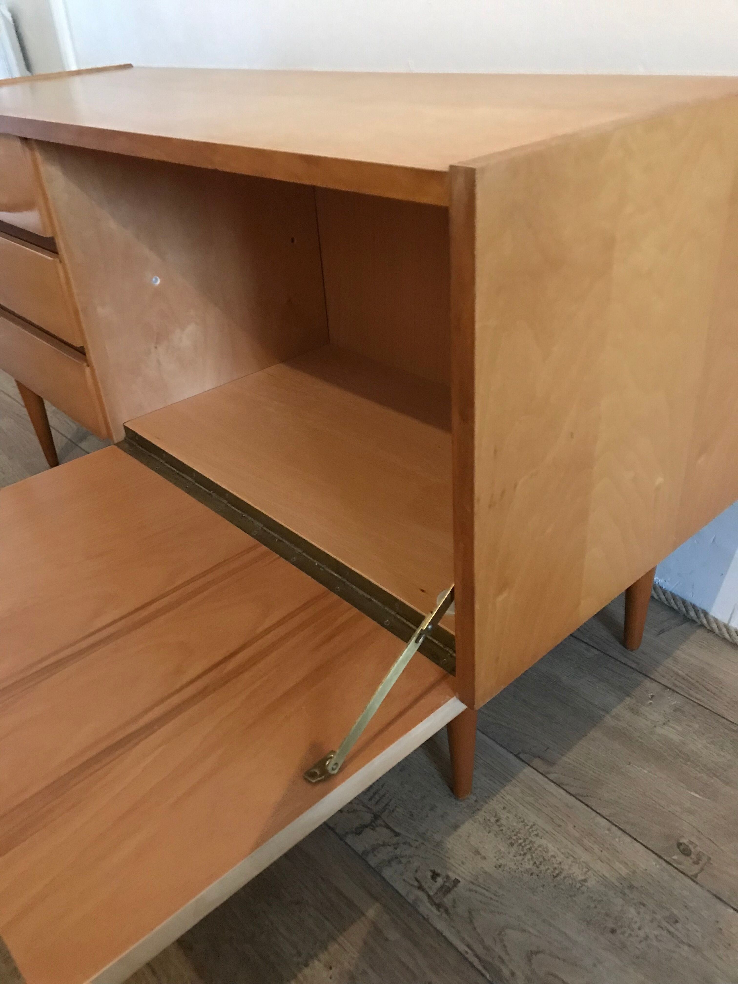 Vintage low row storage cabinet 1960-80's