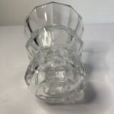 Val Saint Lambert, curved crystal vase circa 1950