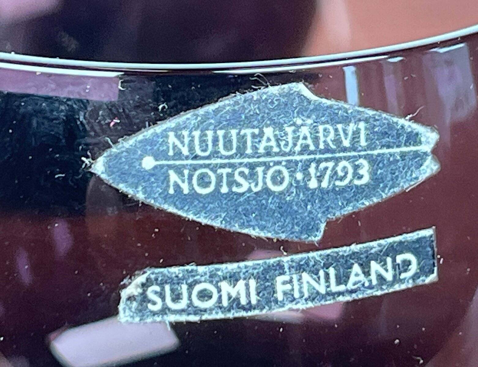 Mid-Century Modern Drinking Glasses from Nuutajärvi Notsjö, Finland, 1960s, Set of 6
