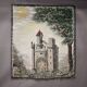 Large painting on hemp canvas by Michel Guignard 1988