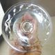 Former cut, engraved crystal wine glass, Rogaska Gallia, Slovenia