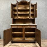 Buffet a deux corps époque Napoléon III en chêne vers 1850
