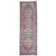 Vintage Turkish Hand-Knotted Oriental Runner 92x289