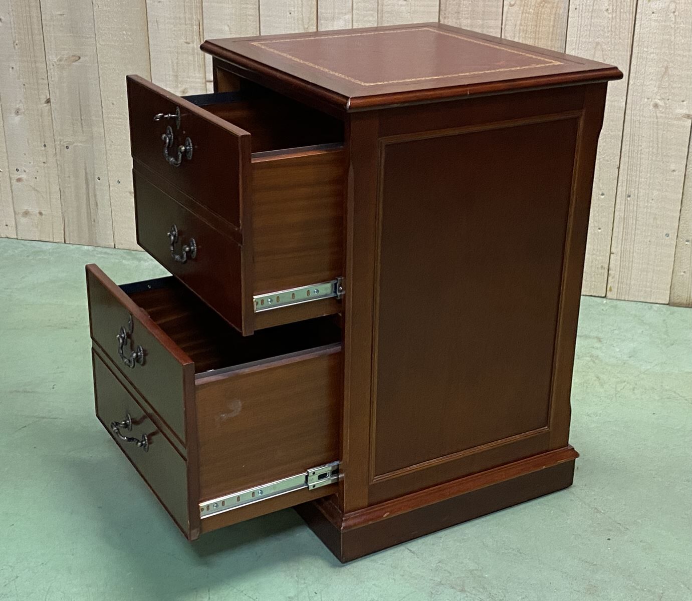 Mahogany filing cabinet 1950