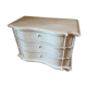 Commode en bois blanc