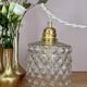 Suspension globe vintage en verre