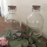 Two graduate former d apothecary bottles