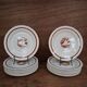 Set of 9 flat iron earth plates Salins "Colibri" France