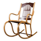 Antique Jacob & Josef Kohn Rocking Chair | Art Nouveau Design, Bentwood,