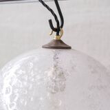 Italian Mid-Century 'Lava' Murano Glass Pendant Light