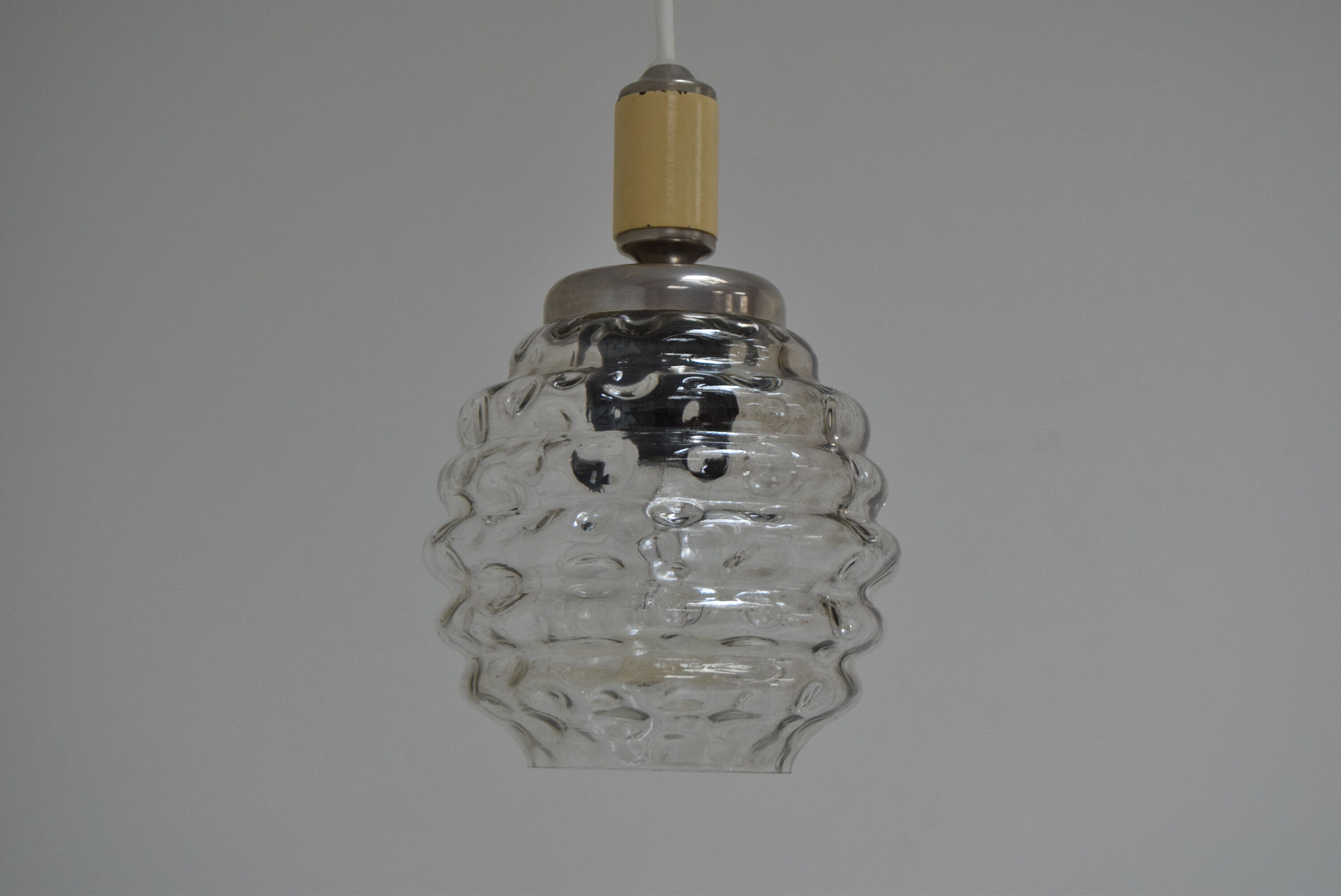 Pendentif en verre du milieu du siècle, années 1960.