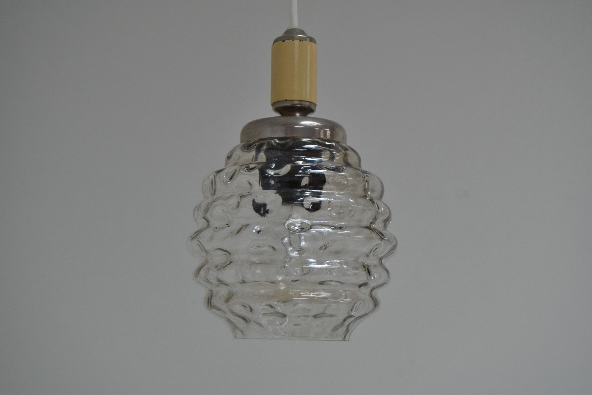 Pendentif en verre du milieu du siècle, années 1960.