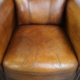 Fauteuil en cuir de mouton