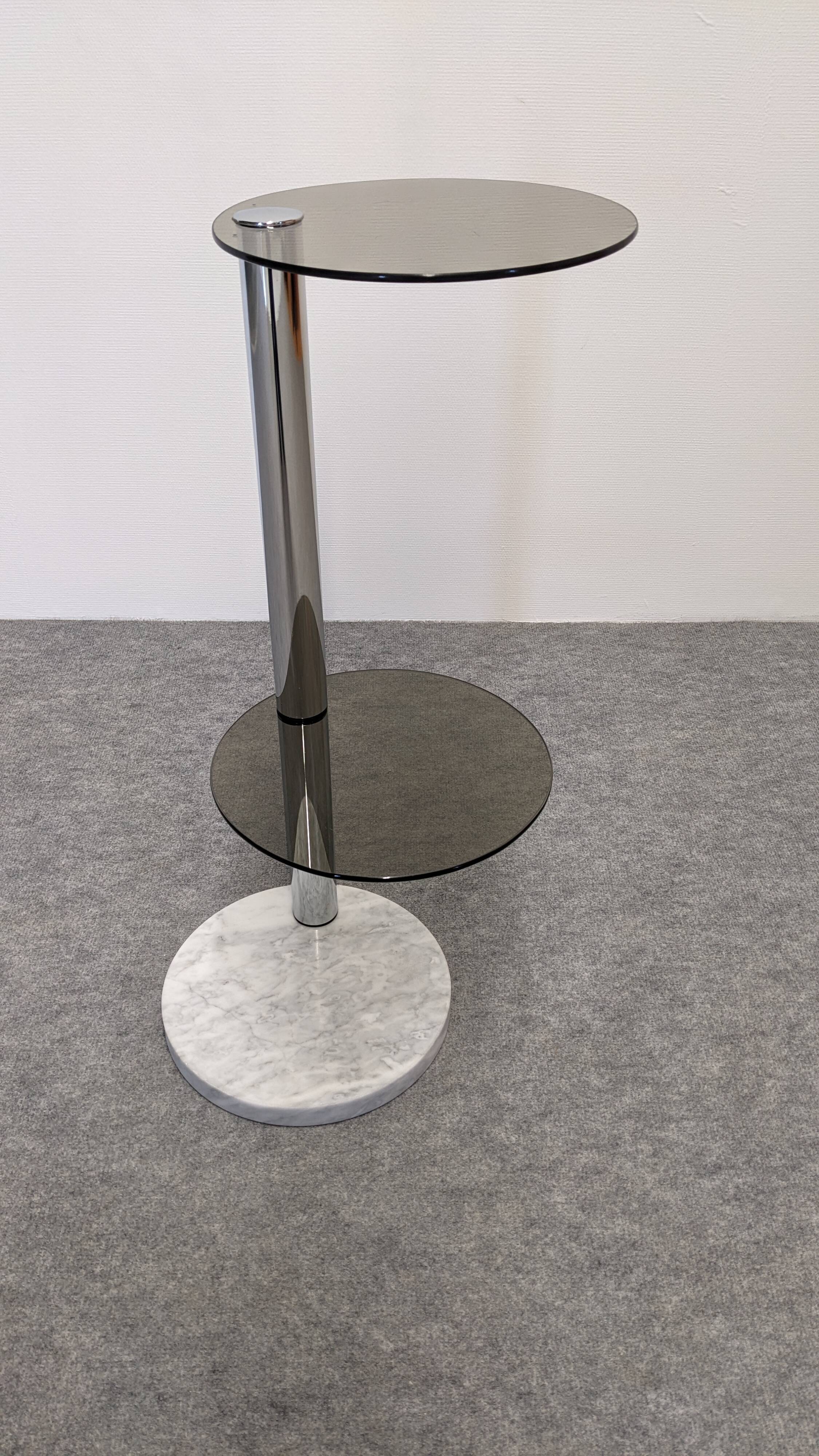 Space age side table or end table, France circa 1970.