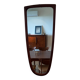Vintage Scandinavian "Frida" mirror in teak