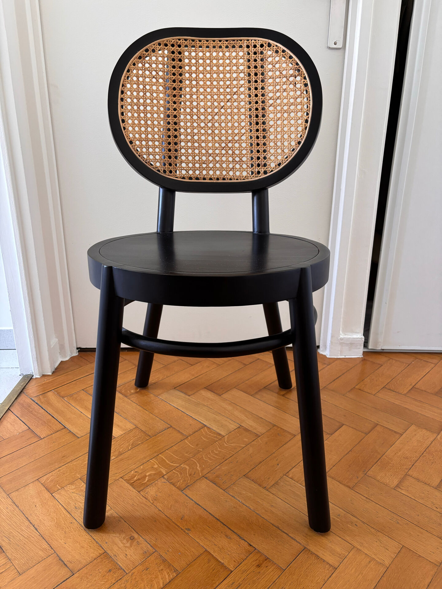 Chaise bistrot vintage en cannage HK Living