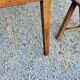 Farm table nineteenth century feet spindles 251cm and its 2 benches