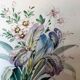 Tableau Aquarelle "Fleurs du jardin" signé début XX°