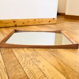 Scandinavian teak mirror 50x37cm