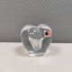 Small lovely glass vase from Polish Krosno glass, 1980s.