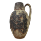 Vintage Scheurich west Germany vase with horse decor , 1970s