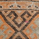 3x12 Soft Red Brown Turkish Runner Rug, 83x365Cm