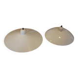 Suspension sce métal laqué blanc