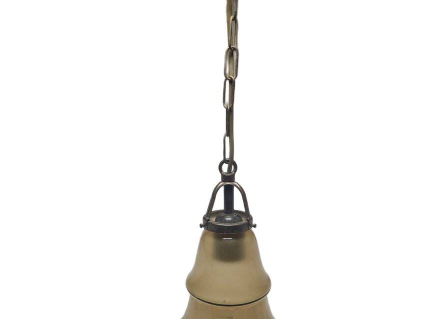 Art Deco pendant lamp, Belgium, 1950s