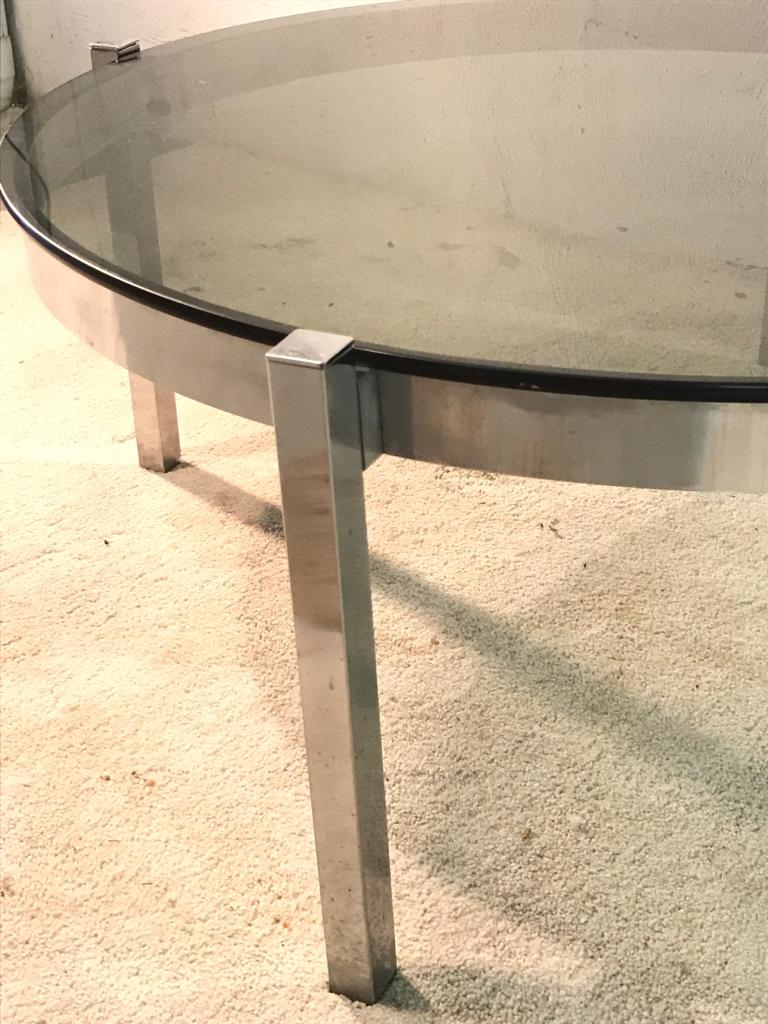 70s round coffee table