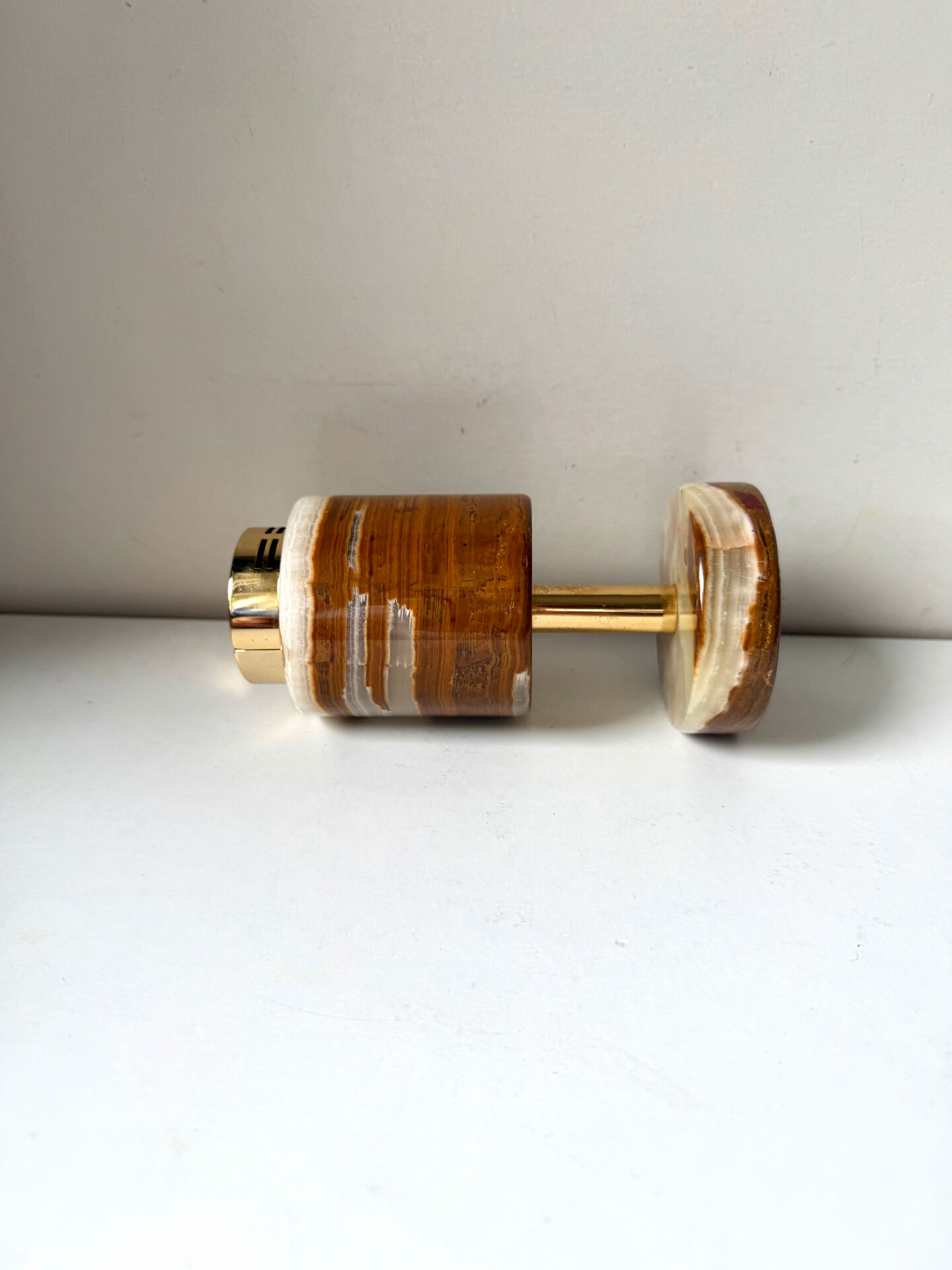 Vintage SAROME Japan Marble Onyx Table Lighter
