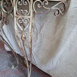 Forged iron console 1950