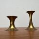 Mid-Century Brass Candleholders, 1960s, Set of 2