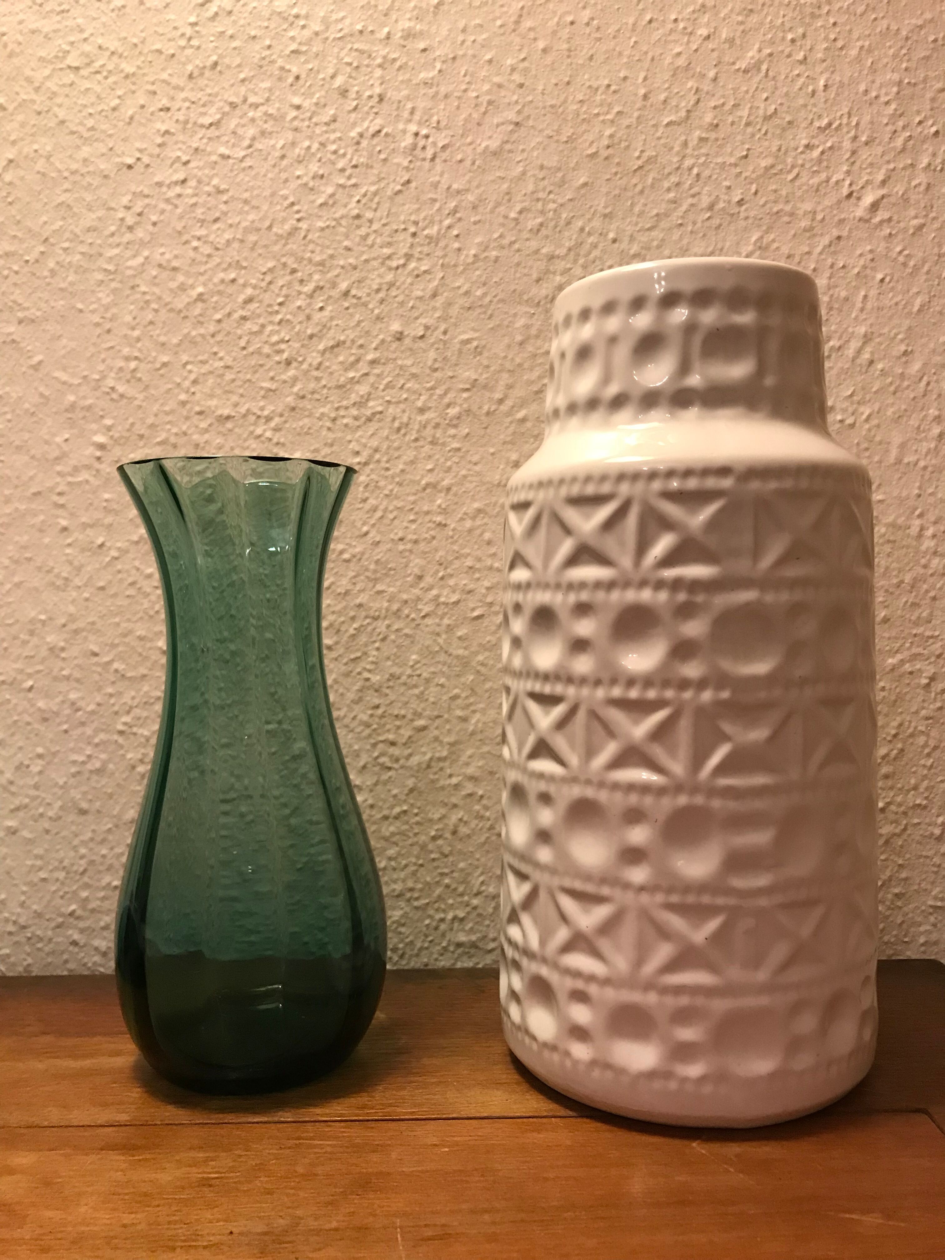 Vase transparent Scandinavian vintage