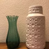 Vase transparent Scandinavian vintage