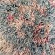 Moroccan peach and green carpet - 220 x 388 cm