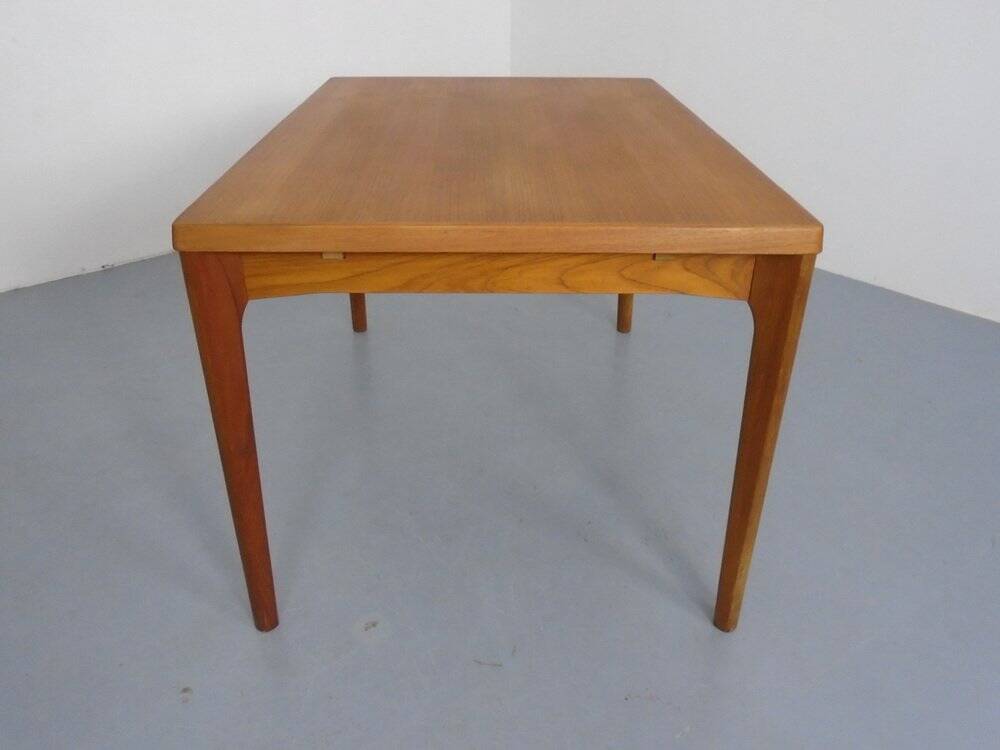Extendable Teak Dining Table by Henning Kjærnulf for Velje Møbelfabrik, 1960s