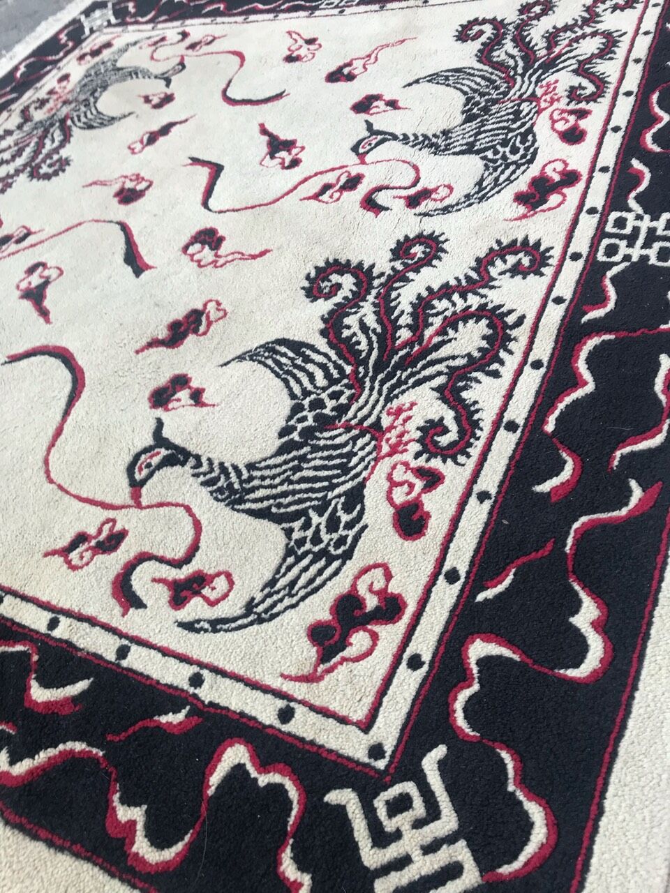 Vietnam handmade square rug 150x150 cm